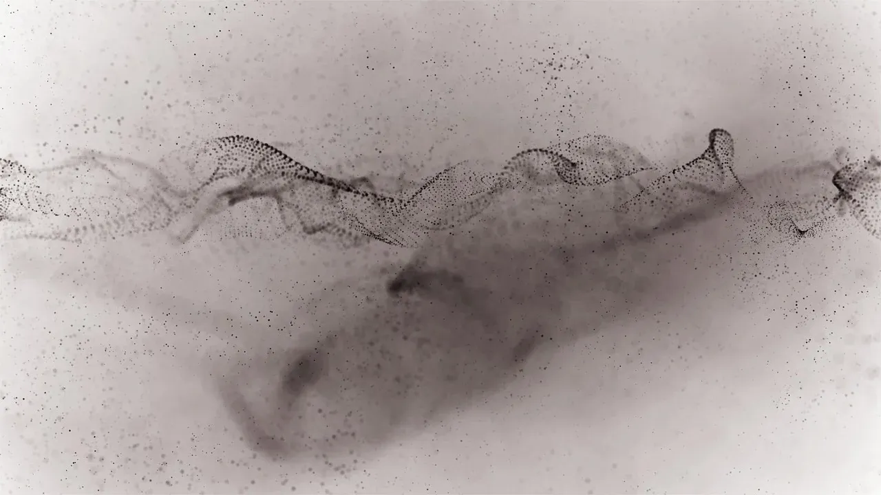 floating dust